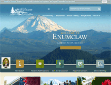 Tablet Screenshot of ci.enumclaw.wa.us